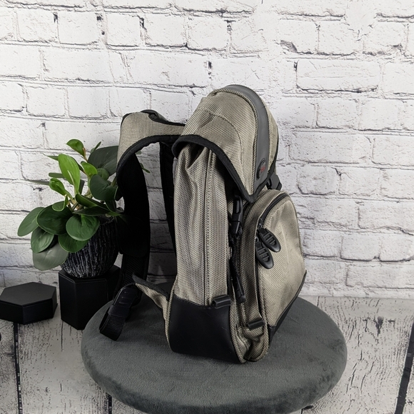 TUMI Black and Silver Backpack, Small - Picture 9 of 12